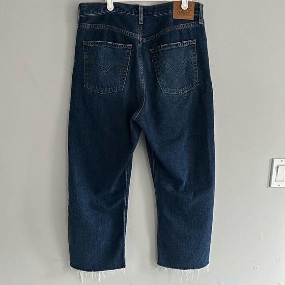 Levi’s Ribcage Straight Ankle Women’s Jeans with Raw Hem Size 31 - Picture 5 of 16